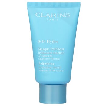 clarins sos hydra refreshing hydration mask with leaf of life