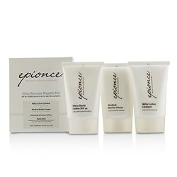 Epionce Skin Barrier Repair Kit: Milky Lotion Cleanser 30ml+ Medical Barrier Cream 30ml+ Ultra Shield Lotion SPF 50 30ml 3pcs