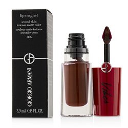 Giorgio Armani Lip Magnet Second Skin Intense Matte Color (Vibes) - # 606 Burgundy 3.9ml/0.13oz