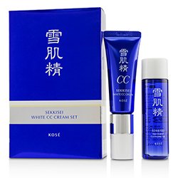 Kose Sekkisei White CC Cream Set: Sekkisei White CC Cream SPF50+ PA++++ - # 02 Ochre 26ml/1oz + Sekkisei Treatment Cleansing Oil 35ml/1.1oz 2pcs