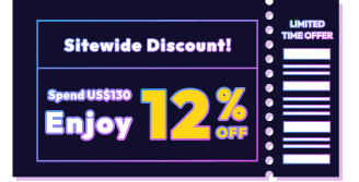Friday Fever! Sitewide 12% OFF
