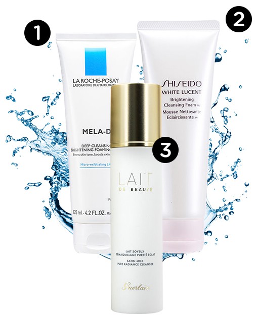 Get tan get white - whitening cleanser products