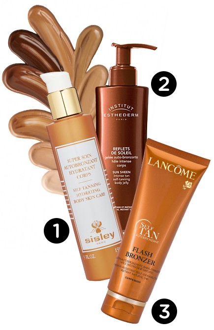 Get tan get white - self-tan products