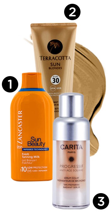 Get tan get white - tanning products