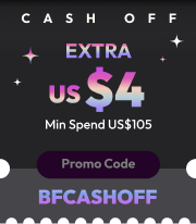 Cash off Extra US$4