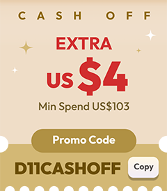 Cash off Extra US$4