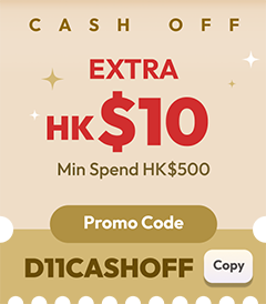 Cash off Extra HK$10