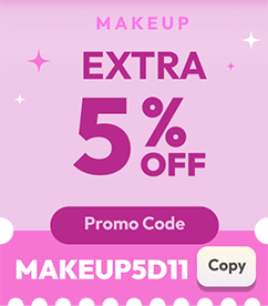 Extra 5% off on Makeup