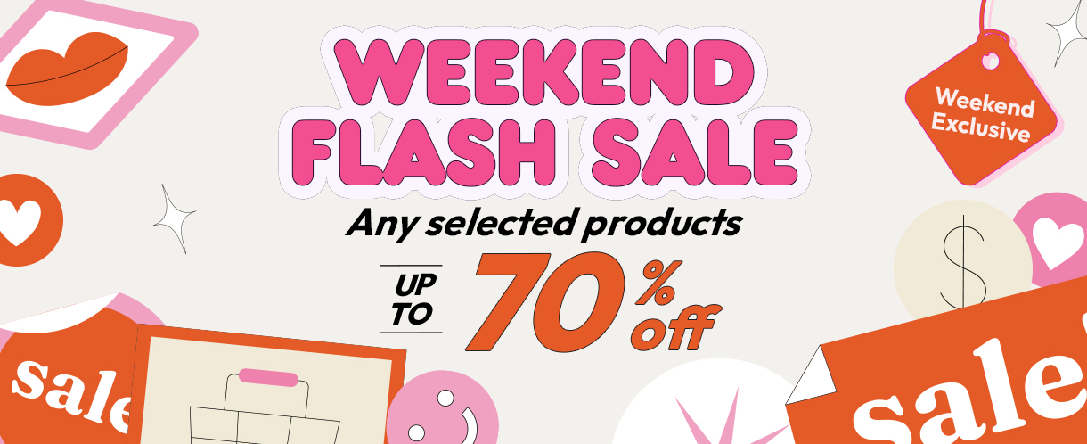 Weekend Vibes, Big Savings! Get your hands on selected picks up to 70% OFF at Strawberrynet! Hurry, it’s 3 days ONLY! Don’t miss out on the best deals of the weekend. Shop now and save BIG!