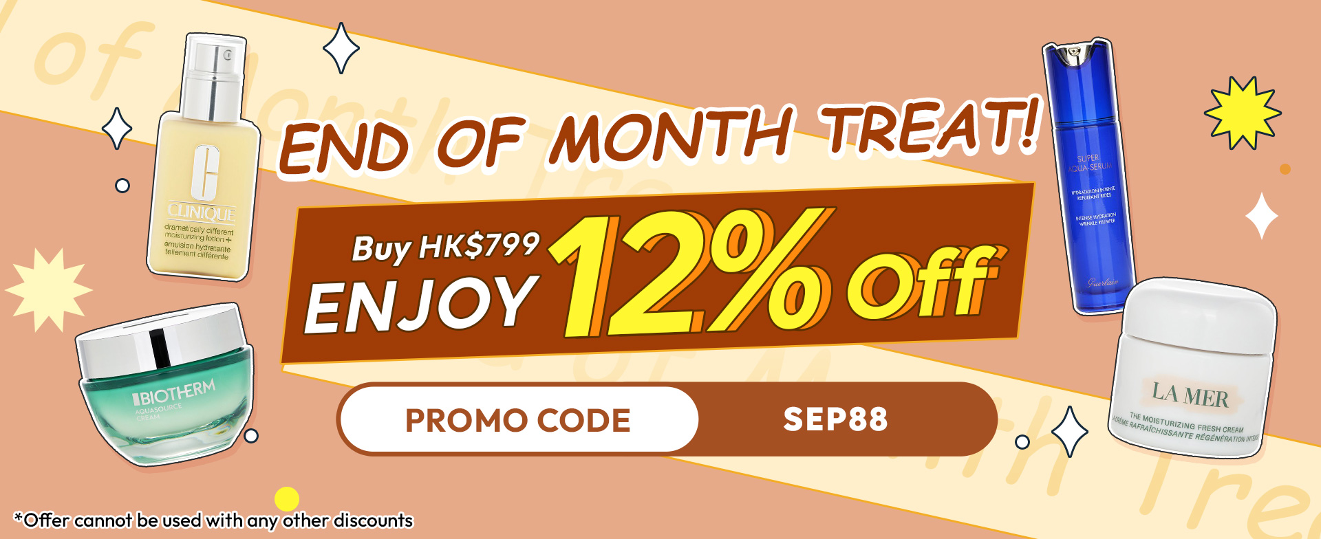 End of Month Treat 12% off!