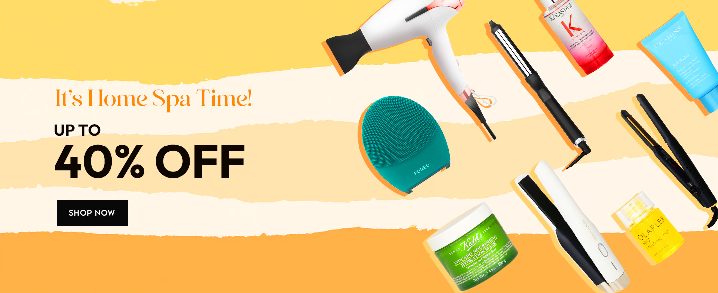 Grab our beauty devices, facial masks & hair goodies for up to 40% off!