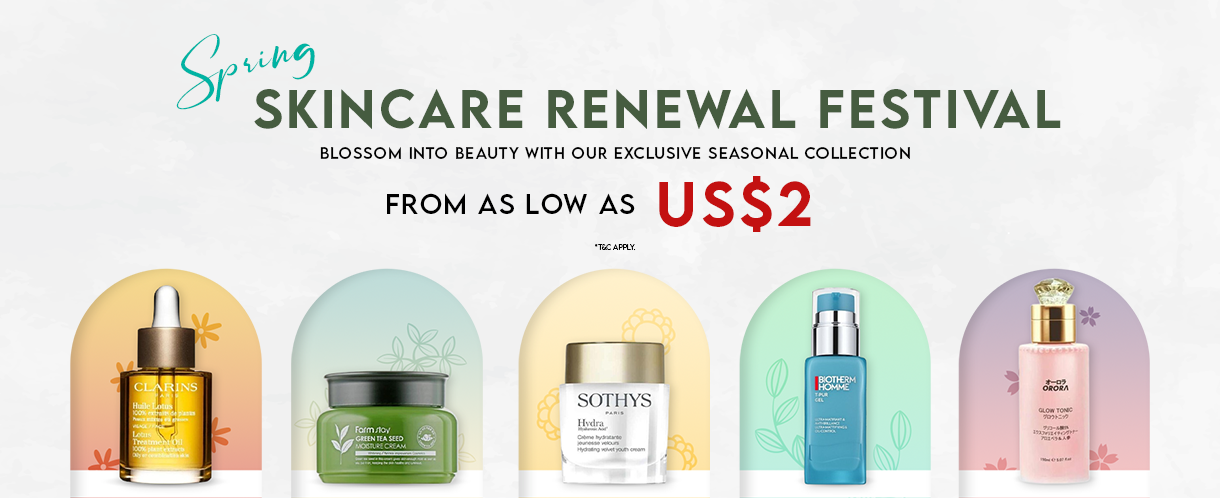 Spring Skincare Renewal Festival: Blossom into beauty with our exclusive seasonal collection only at a limited-time special price offer! 