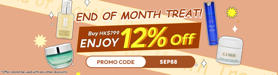End of Month Treat 12% off!