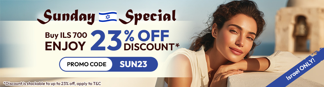 SUNDAY SUNSHINE SAVINGS IS HERE!! For ONLY Today, unlock instant cash discounts on your favorite beauty essentials. Stock up and save under the summer sun!