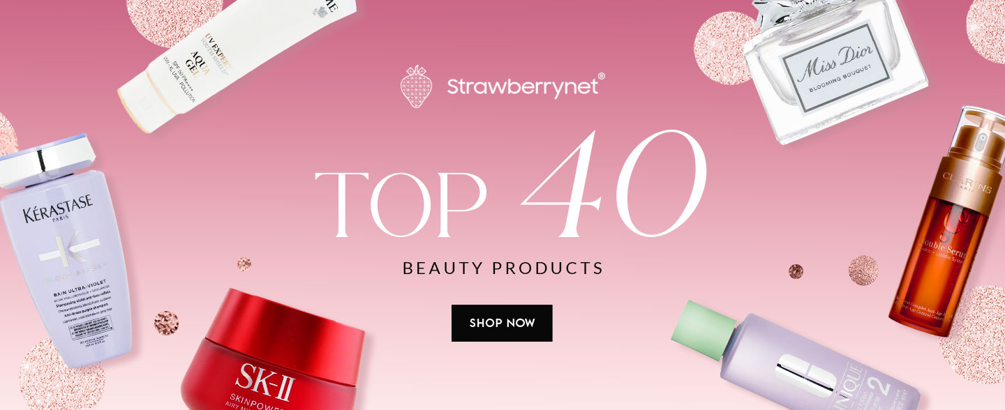 Discover the most popular Top 40 beauty & skincare products now! 探索最受歡迎的Top 40 美妝護膚品，好評如潮，不容錯過!