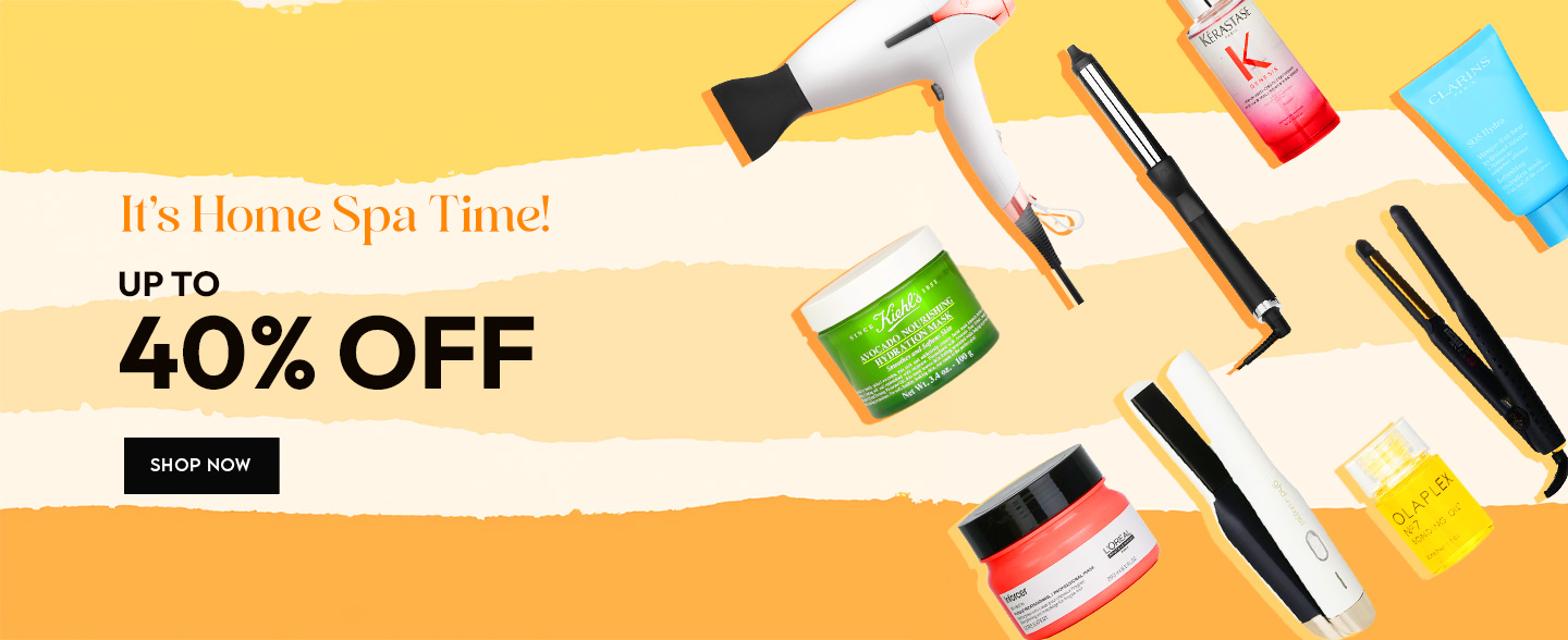 Grab our beauty devices, facial masks & hair goodies for up to 40% off!