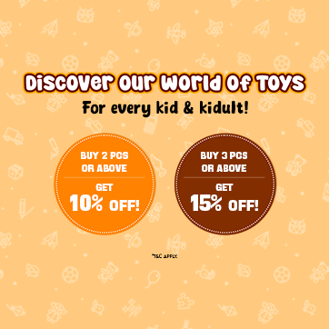 Discover our world of toys for every kid & kidult!