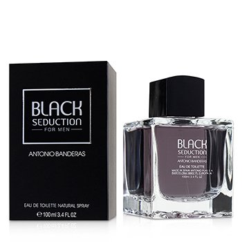 Antonio Banderas Seduction in Black Black Seduction Eau De Toilette Spray 100ml 3.4oz Strawberrynet UK