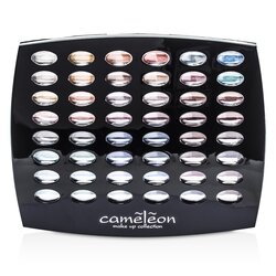 Cameleon Комплект Гримове G1665: 48х Сенки, 4х Руж, 6х Гланц, 4х Четки