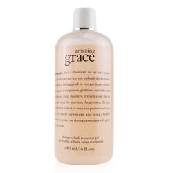 Philosophy Amazing Grace Perfumed Shampoo, Bath & Shower Gel 480ml/16oz