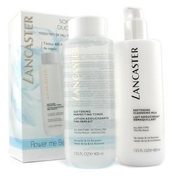 Lancaster Softening Duo (Limited Edition): Cleansing Milk 400ml + Toner 400ml 2pcs