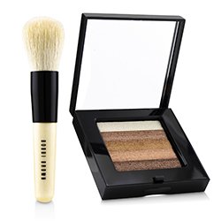 Bobbi Brown Bronze Shimmer Brick Набір: Компактна Пудра Bronze Shimmer Brick + Маленький Пензлик для Обличчя (Обмежений випуск) 2pcs