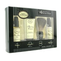 The Art Of Shaving Базовый Набор - Без Запаха: Масло до Бритья + Крем для Бритья + Кисточка + Бальзам после Бритья 4pcs
