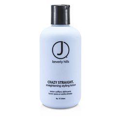 J Beverly Hills Wygładzający tonik do stylizacji włosów kręconych Crazy Straight Straightening Styling Lotion 250ml/8oz