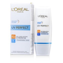 L'Oreal Ochronno-wygładzająca emulsja do twarzy Dermo-Expertise UV Perfect Long Lasting UVA/UVB Protector SPF50 PA+++ - #Transparent Skin 30ml/1oz