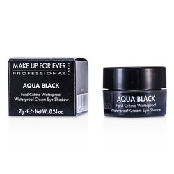 Make Up For Ever Aqua Black Waterproof Cream Eye Shadow - #1 (Black) 7g/0.24oz