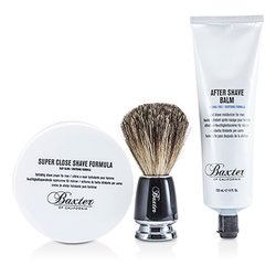 Baxter Of California Shave 1.2.3 Set: Shave Formula + Balm + Brush 3pcs