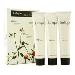 Jurlique Zestaw trzech kremów do rąk Hand Cream Trio: Citrus + Rose + Lavender 3 sztuki