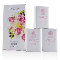 Yardley London English Rose Soap 3x100g/3.5oz