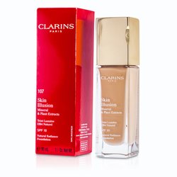 Clarins Base Skin Illusion Natural Radiance Foundation SPF 10 - # 107 Beige 402671 30ml/1oz