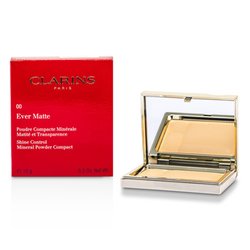 Clarins Ever Matte Shine Control Mineral Powder Compact - # 00 Transparent Opale 10g/0.35oz