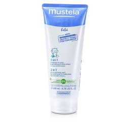 Mustela Sabonete liquido 2 em 1 p/ bebe Hair and Body Wash 200ml/6.76oz
