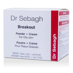 Dr. Sebagh Breakout Set (For Oily Skin): Cream 50ml + 5x Powder 1.95g 6pcs
