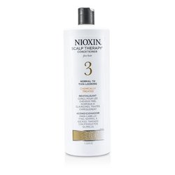 Nioxin نظام 3 بلسم معالج لفروة الرأس للشعر الرقيق والمعالج كيميائياً، والعادي إلى الخفيف 1000ml/33.8oz