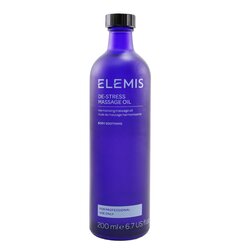 Elemis De-Stress Massage Oil -stressiä lieventävä hierontaöljy (salonkikoko) 200ml/6.8oz