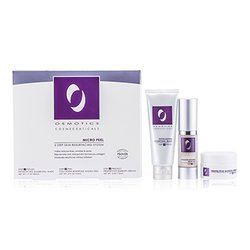 Osmotics Sistema Micro Exfoliante Resurgidor: Mascarilla Exfoliante Carbón 50ml/1.7oz + Micro Exfoliante Estimulante Colágeno 15ml/0.5oz + Crema Barrera Protectora 15ml/0.5oz 3pcs