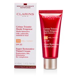 Clarins کرم ضدآفتاب رنگی Super Restorative با SPF20 - شماره 04 عسلی 40ml/1.4oz