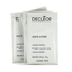 Decleor Mate & Pure Máscara facial Vegetal Pó - Mista e oleosa ( Salon Size ) 10x5g