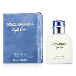 Dolce & Gabbana สเปรย์น้ำหอม Homme Light Blue EDT 75ml/2.5oz