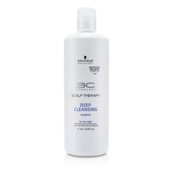 Schwarzkopf Szampon głęboko oczyszczający BC Scalp Therapy Deep Cleansing Shampoo (do przetłuszczającej się skóry głowy) 1000ml/33.8oz