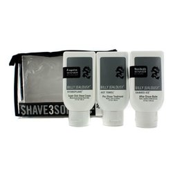 Billy Jealousy Shave3Some: كريم الحلاقة فائق النعومة Hydroplane 88مل + معالج قبل الحلاقة Hot Towel 88مل + بلسم بعد الحلاقة Shaved Ice 103مل 3pcs
