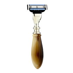 Truefitt & Hill Wellington Lamă de Bărbierit din Imitație de Corn de Cerb și Crom Mach III 1pc