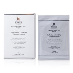 Kiehl's Clearly Corrective White Увлажняющая и Очищающая Маска (6 шт.) 6x25ml/0.85oz