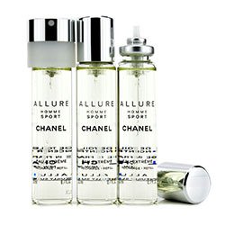 שאנל Allure Homme Sport או אקסטרים ספריי לנסיעות מילוי (עם 3 מילויים)