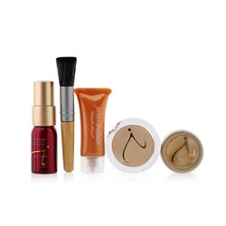 Jane Iredale Starter Kit (6 Pieces): 1xPrimer & Brighter, 1xLoose Mineral Powder, 1xMineral Foundation, ... - # Light 6pcs