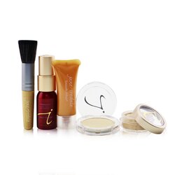 Jane Iredale Starter Kit (6 Pieces): 1xPrimer & Brighter, 1xLoose Mineral Powder, 1xMineral Foundation - # Medium Light 6pcs